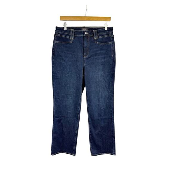 NYDJ Denim - NYDJ Bailey Relaxed Jeans Dark Wash Work Jeans Womens Size 10